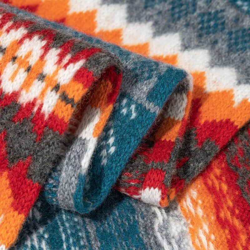 Shanghai Story Sheep Wool Knit Scarves Unisex-9