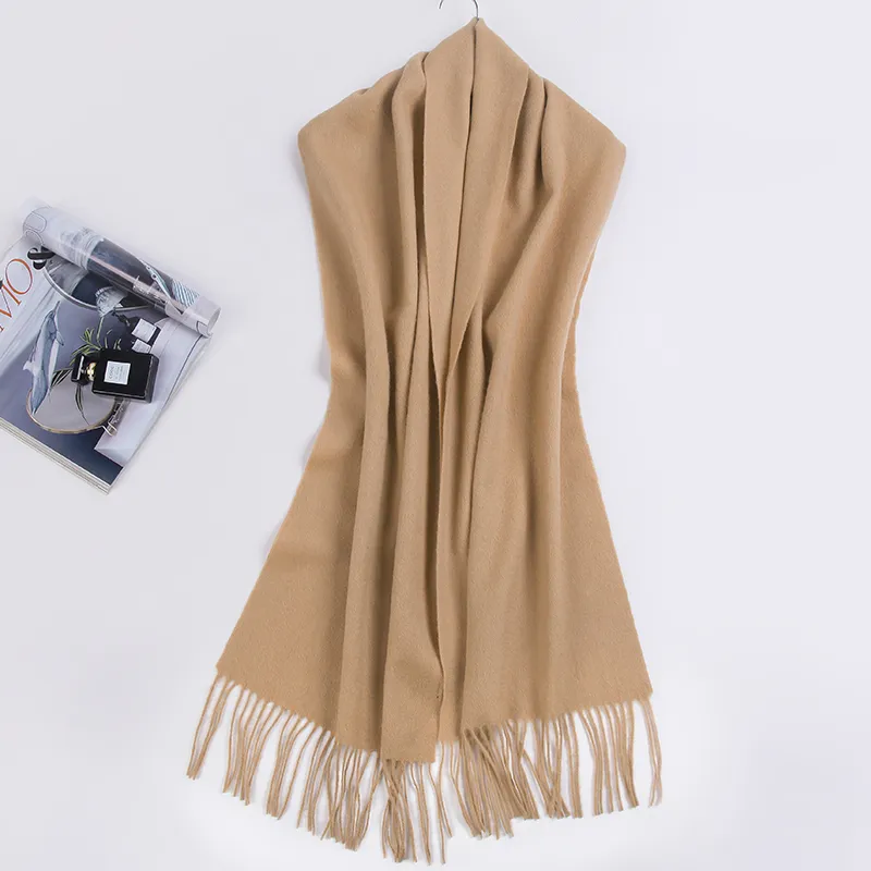 Shanghai Story Sheep Wool Knit Scarves Unisex-11