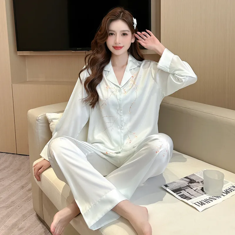 Shanghai Story Pajama Set Women's Aqua Green-1