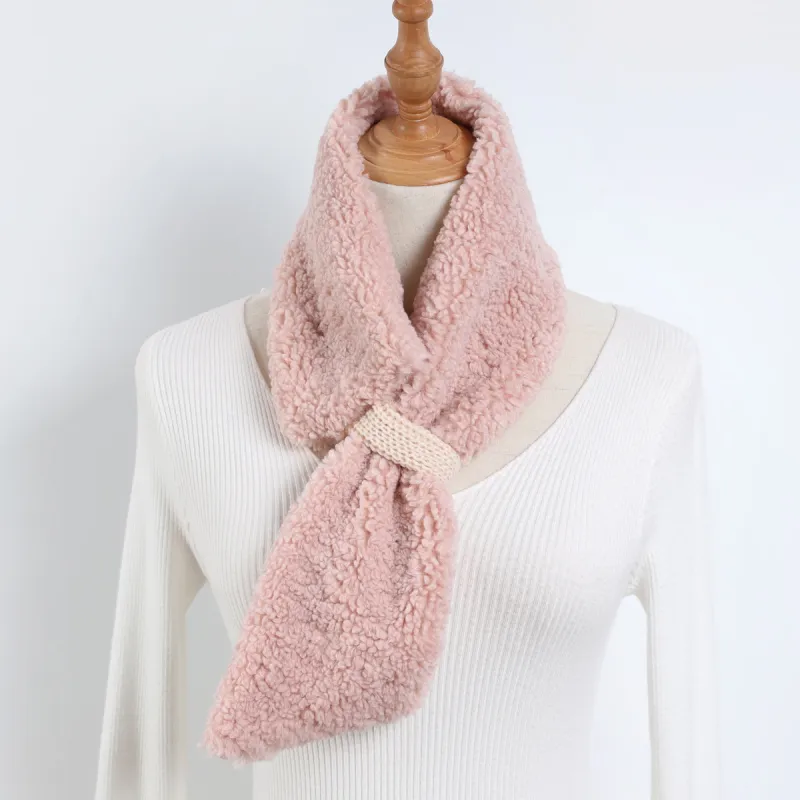 Shanghai Story Polyester Knit Scarves Women's-6