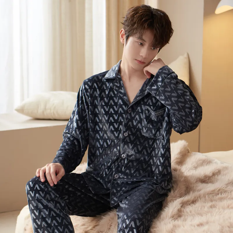 Shanghai Story Pajama Set Men's 2 Piece Set-5