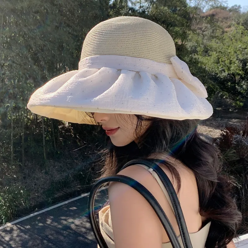 Shanghai Story Polyester Sun Protection Hats Women's-5