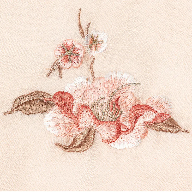 Shanghai Story 100% Sheep Wool Shawls Women's Fragrance Collection 3 Colors Available-33