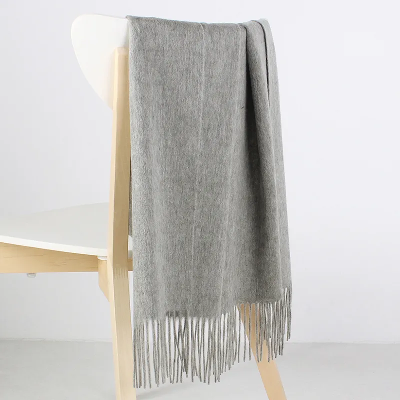 Shanghai Story 100% Sheep Wool Knit Scarves Unisex Multiple Colors-16