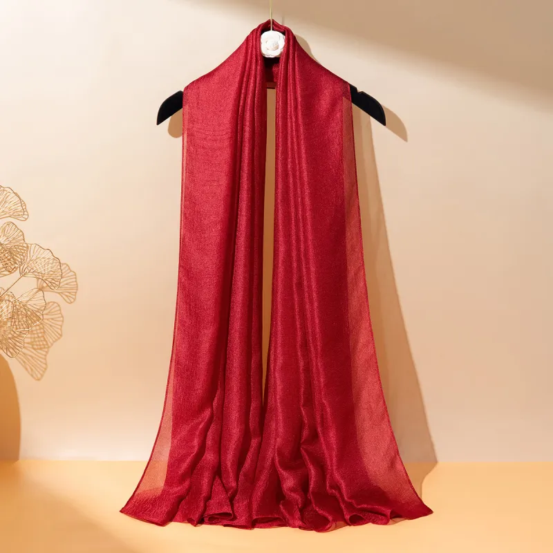 Shanghai Story 100% Polyester Knit Scarves Women's-7