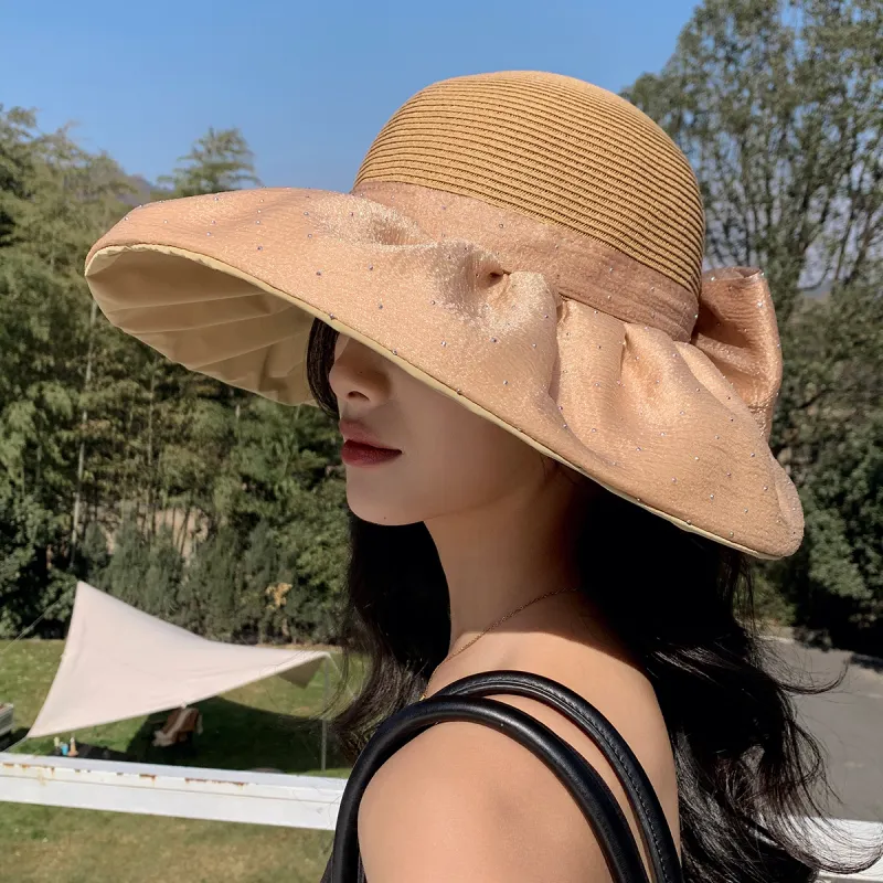 Shanghai Story Polyester Sun Protection Hats Women's-11