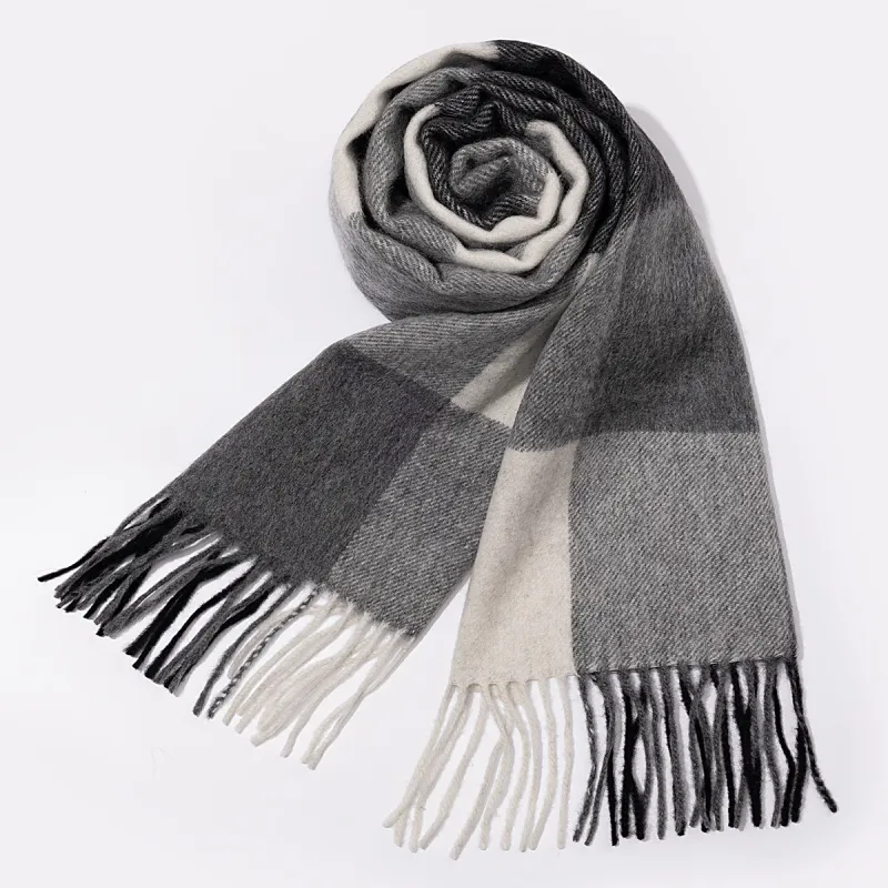 Shanghai Story Sheep Wool Knit Scarves Unisex-42