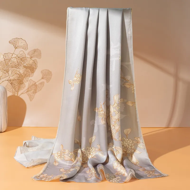 Shanghai Story 100% Mulberry Silk Scarves Women's Enchanted Dreams, Gift Box Set-27