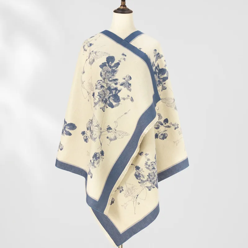 Shanghai Story Polyester Knit Scarves Women's-8