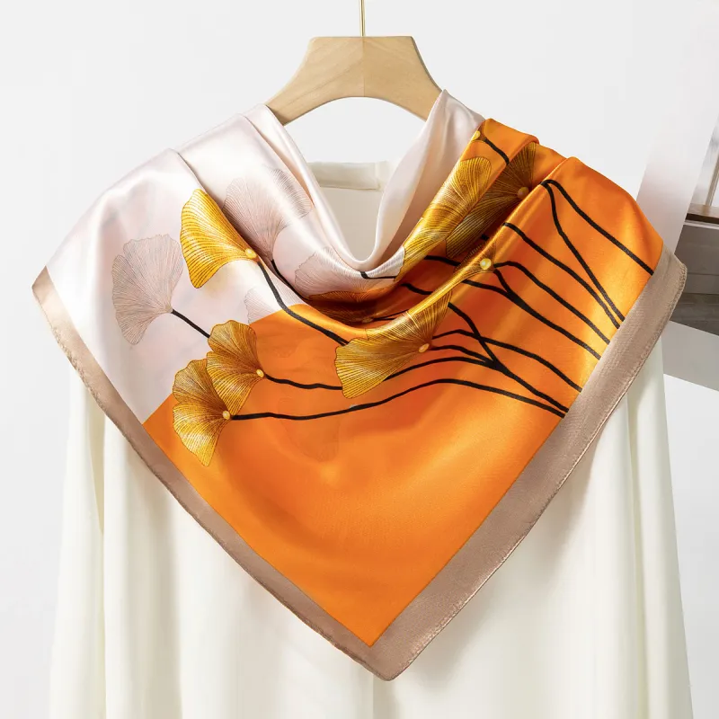 Shanghai Story 100% Polyester Silk Scarves Women's-46