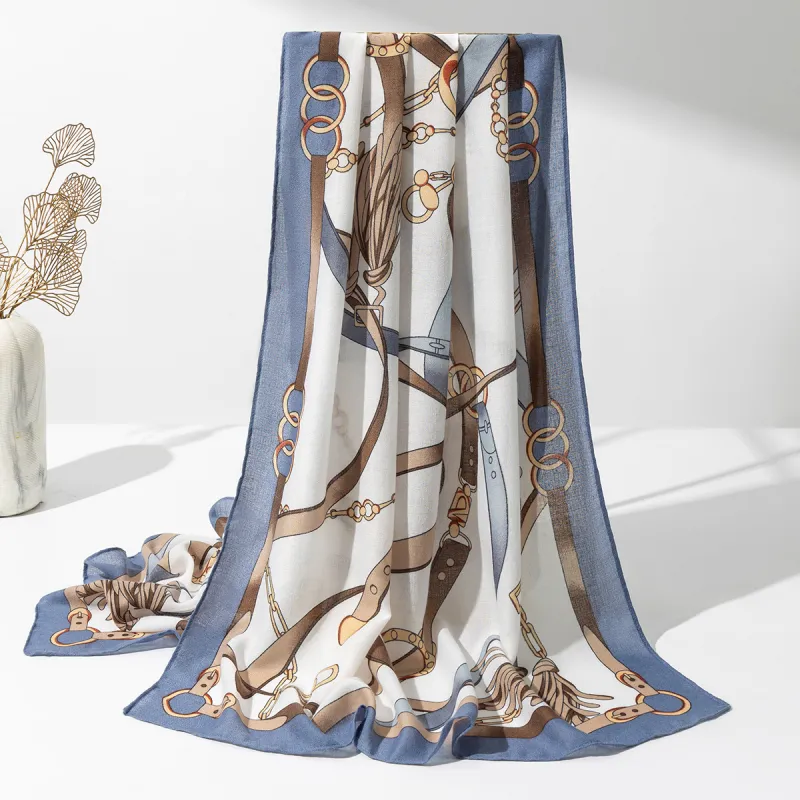 Shanghai Story 100% Polyester Knit Scarves Women's-13