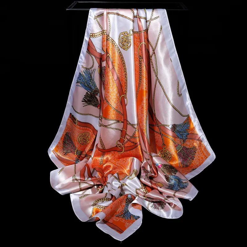 Shanghai Story 100% Polyester Silk Scarves Women's-55