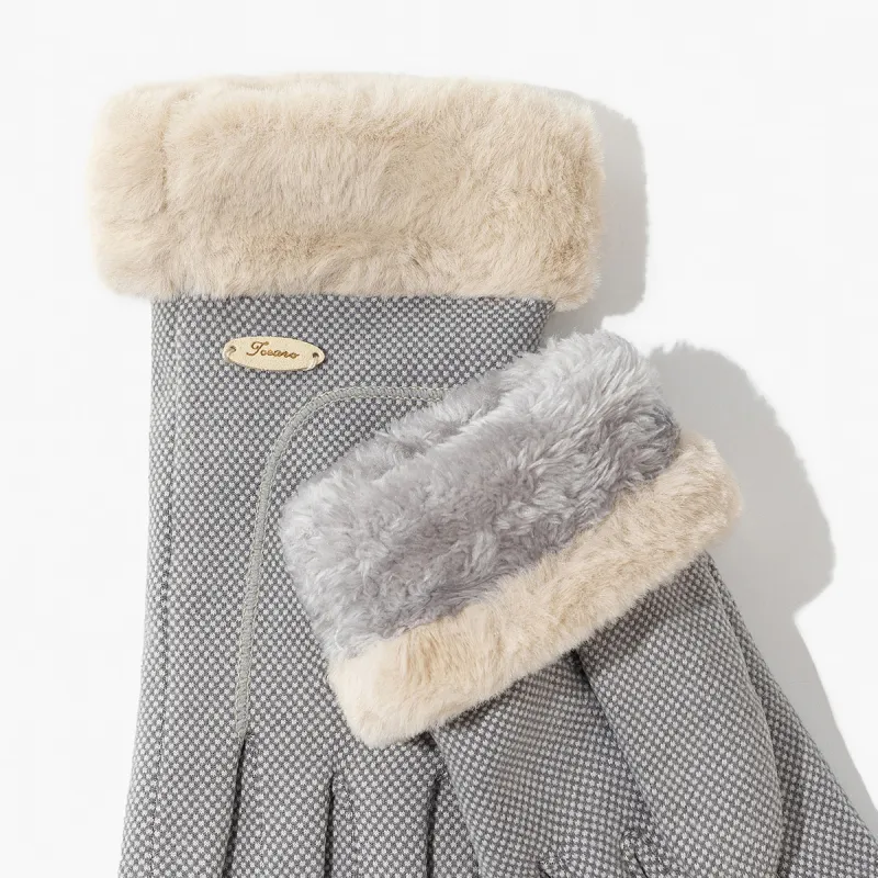 Shanghai Story Polyester Knit Gloves Women's 6 Colors-7