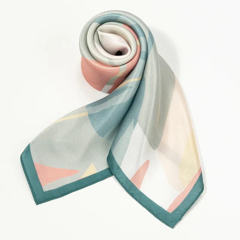 Shanghai Story 100% Mulberry Silk Silk Scarves Women's Patch Bamboo Leaf Flower Gift Box Set-61