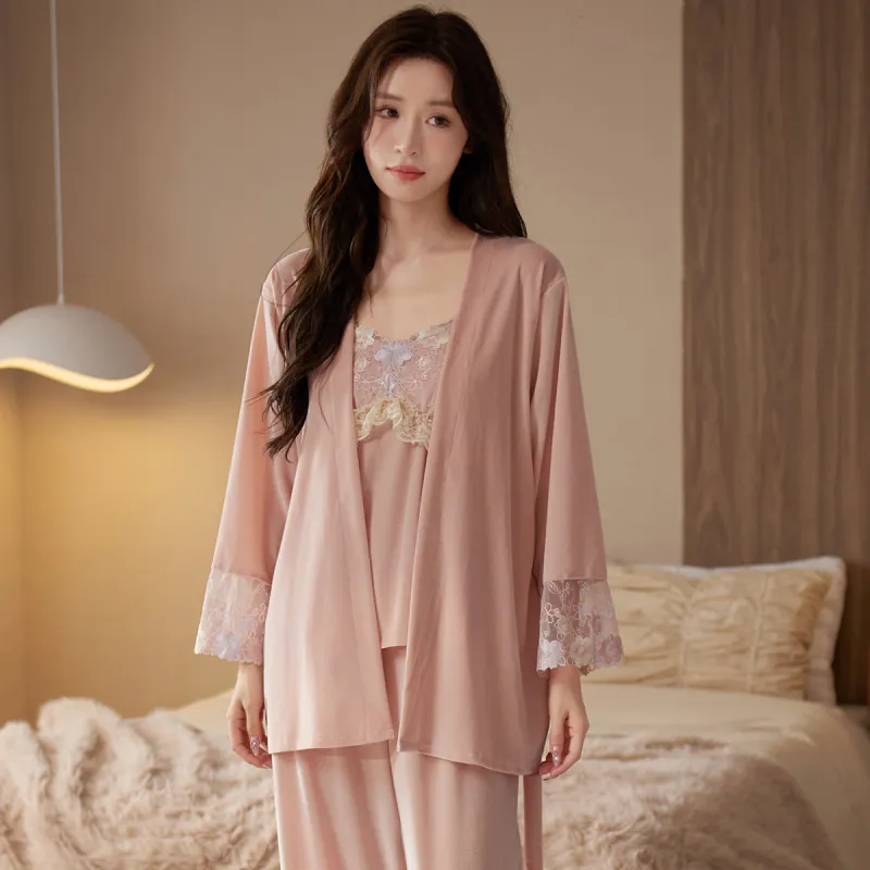Shanghai Story Pajama Set Women's 3 Piece Set-11
