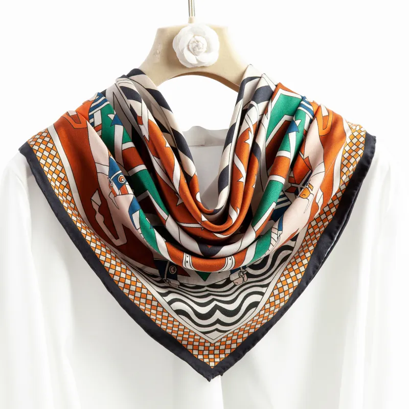 Shanghai Story 100% Mulberry Silk Silk Scarves Women's-2