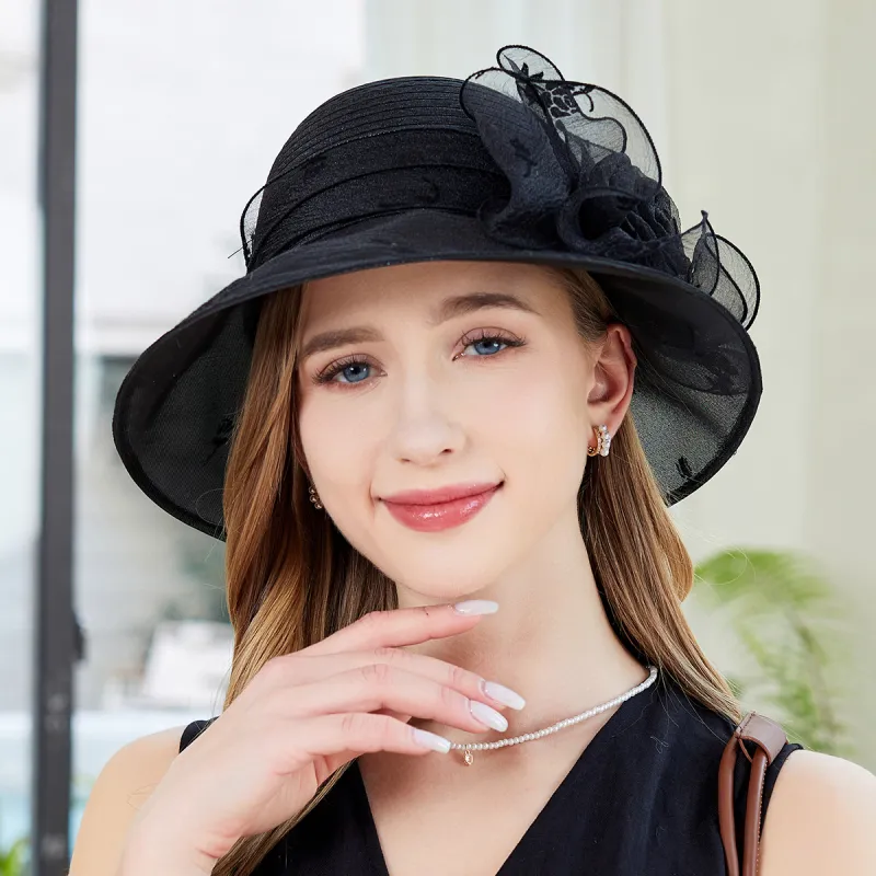Shanghai Story Polyester Sun Protection Hats Women's-23