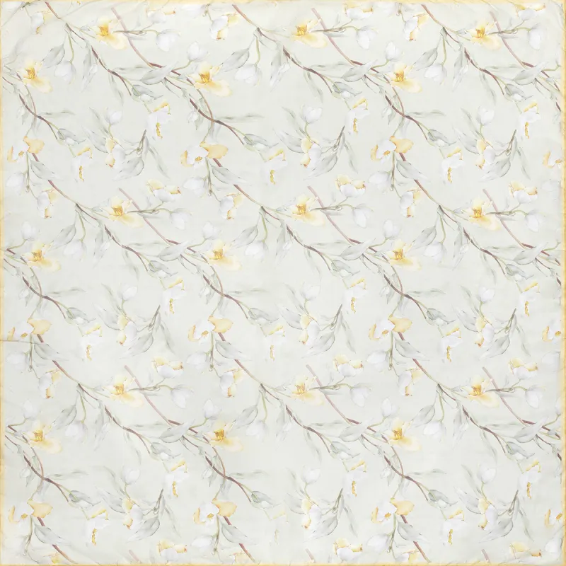 Shanghai Story 100% Mulberry Silk Scarves Women's Spring Song Like A Dream Gift Box Set-29