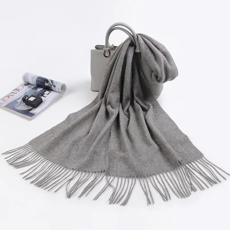 Shanghai Story Sheep Wool Knit Scarves Unisex-27