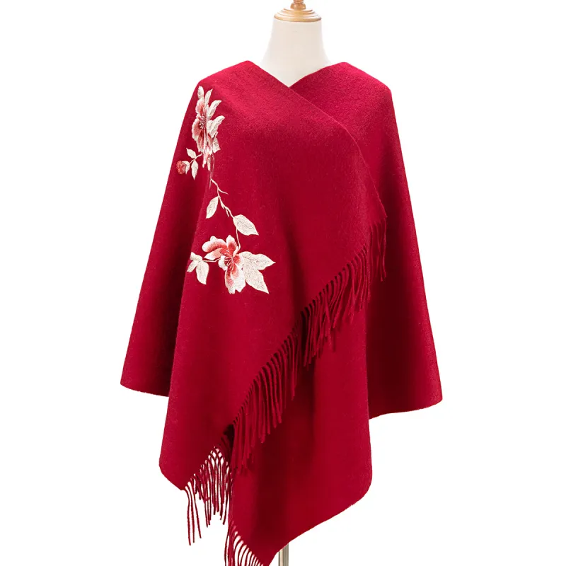 Shanghai Story Sheep Wool Knit Scarves Women's-11