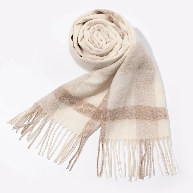 Shanghai Story Sheep Wool Knit Scarves Unisex-23