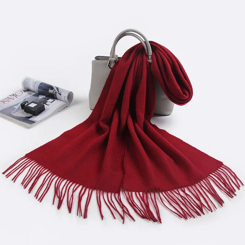 Shanghai Story Sheep Wool Knit Scarves Unisex-2