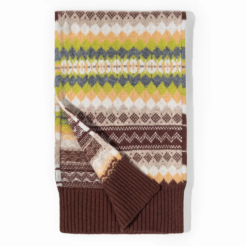 Shanghai Story Sheep Wool Knit Scarves Unisex-2