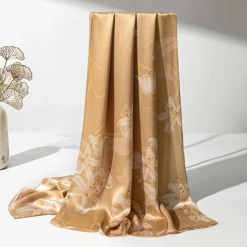 Shanghai Story 100% Mulberry Silk Scarves Women's Enchanted Dreams, Gift Box Set-85