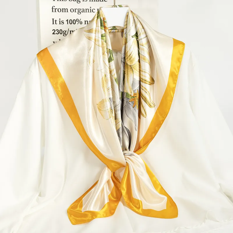 Shanghai Story 100% Polyester Silk Scarves Women's-99