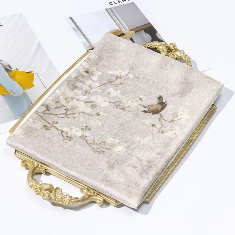 Shanghai Story 100% Mulberry Silk Scarves Women's Spring Song Like A Dream Gift Box Set-13