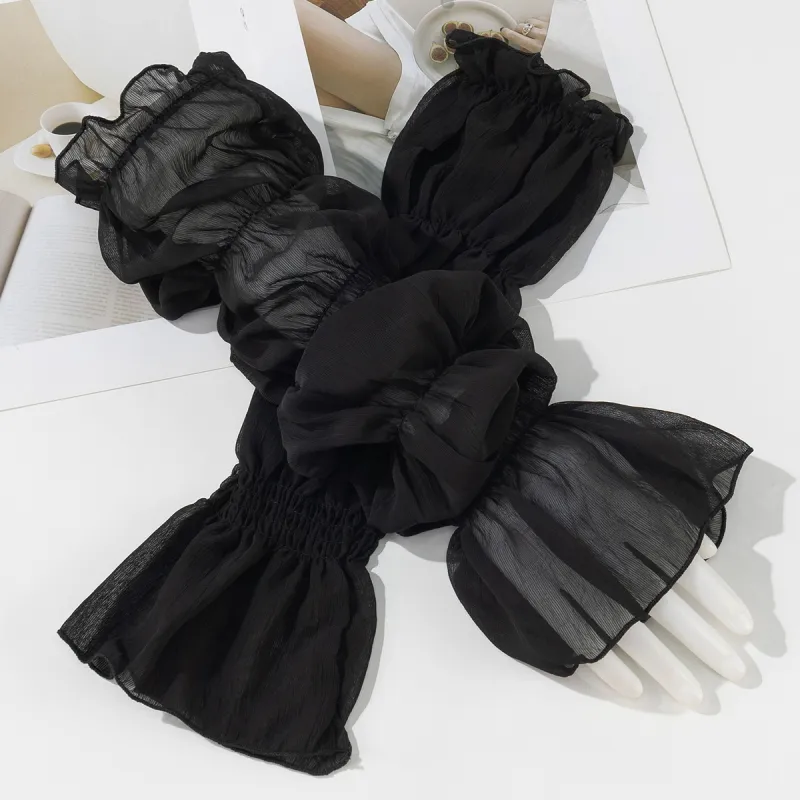 Shanghai Story 100% Polyester Sun Protection Sleeves Women's-7