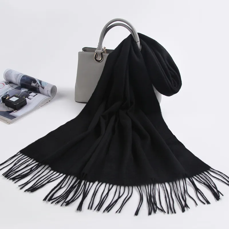 Shanghai Story Sheep Wool Knit Scarves Unisex-17