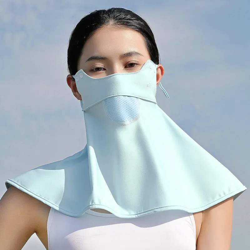 Shanghai Story 87% Polyester, 13% Elastane Sun Protection Masks Women's-3
