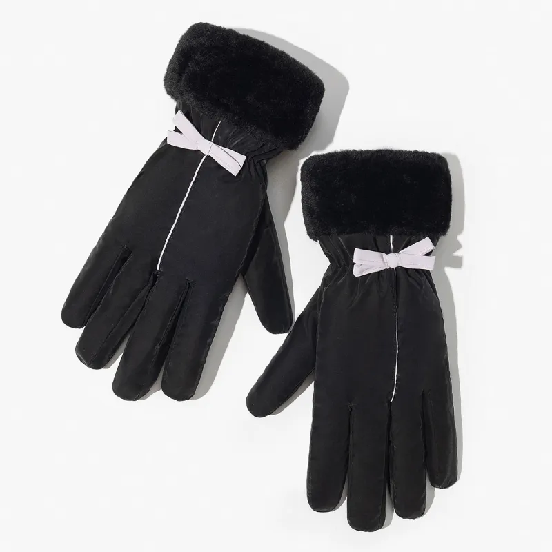 Shanghai Story Polyester Knit Gloves Women's-7