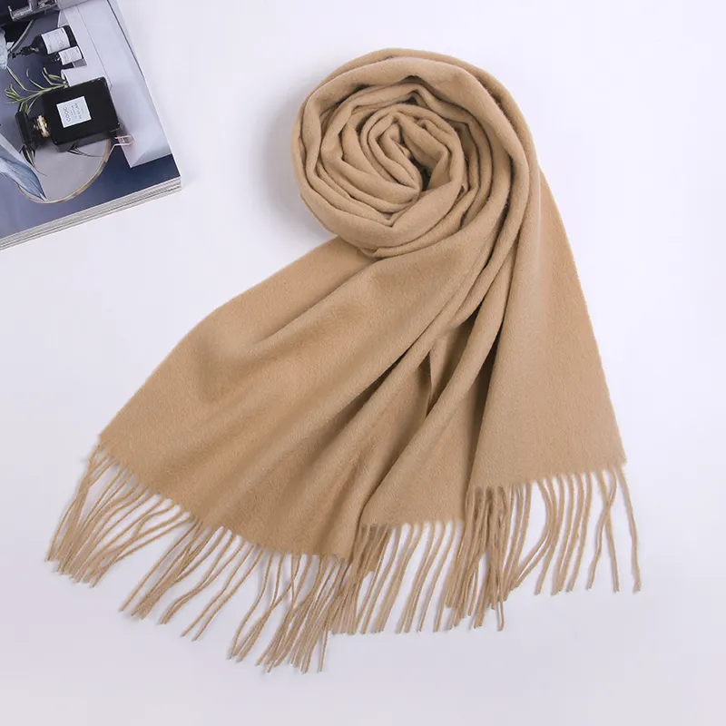 Shanghai Story Sheep Wool Knit Scarves Unisex-14