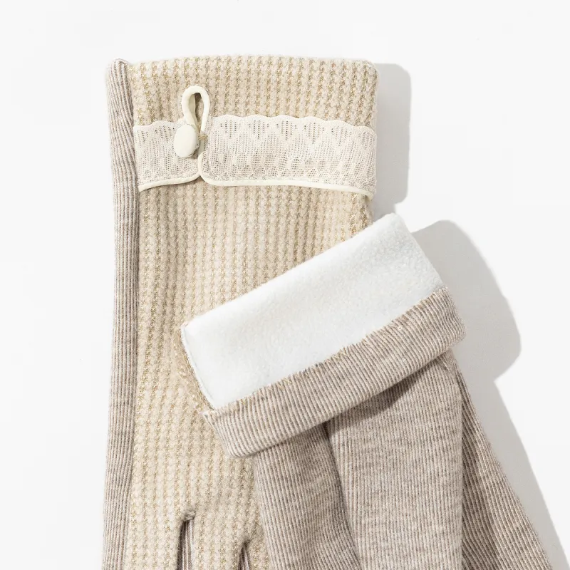 Shanghai Story Blend Knit Gloves Women's Available In 5 Colors-5