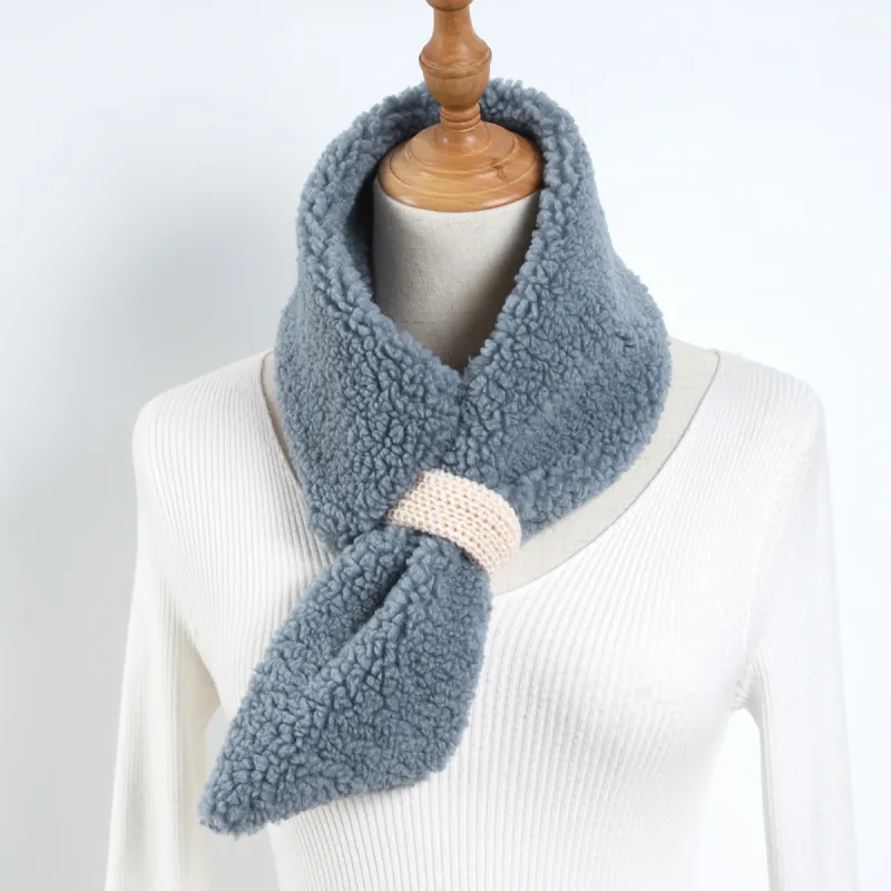 Shanghai Story Polyester Knit Scarves Women's-16