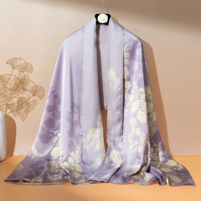 Shanghai Story 100% Mulberry Silk Scarves Women's Enchanted Dreams, Gift Box Set-38