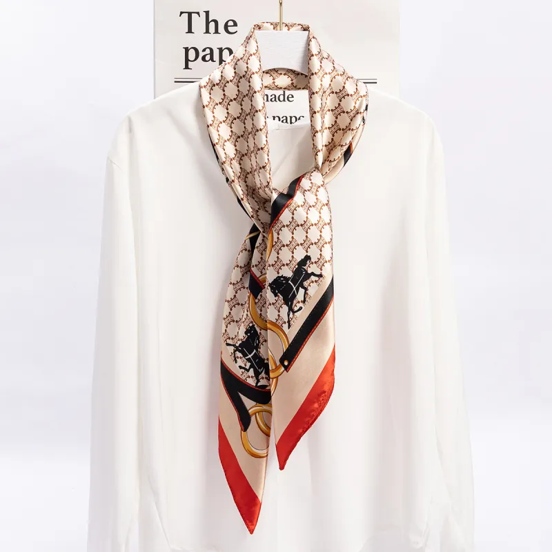 Shanghai Story 100% Polyester Silk Scarves Women's-64