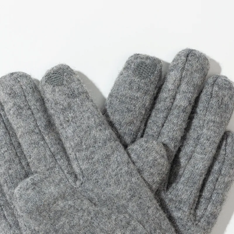 Shanghai Story Sheep Wool Blend Knit Gloves Women's-17