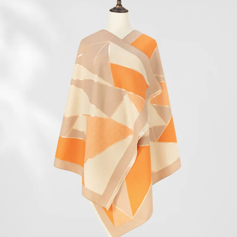 Shanghai Story Polyester Knit Scarves Women's-37
