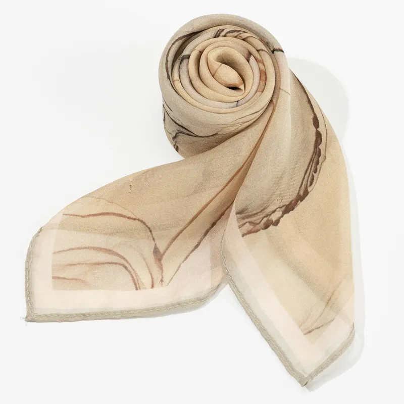 Shanghai Story 100% Mulberry Silk Silk Scarves Women's Ethereal Beauty Shadow Gift Box Set-18