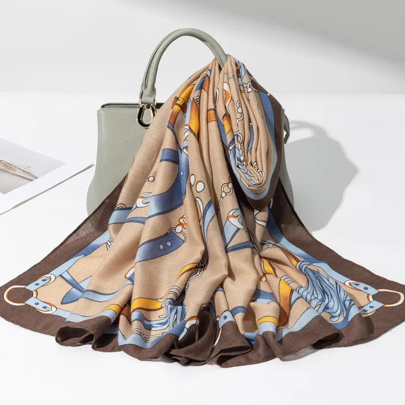 Shanghai Story 100% Polyester Knit Scarves Women's-19
