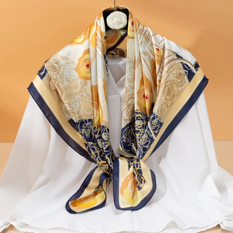 Shanghai Story 100% Polyester Silk Scarves Women's-67