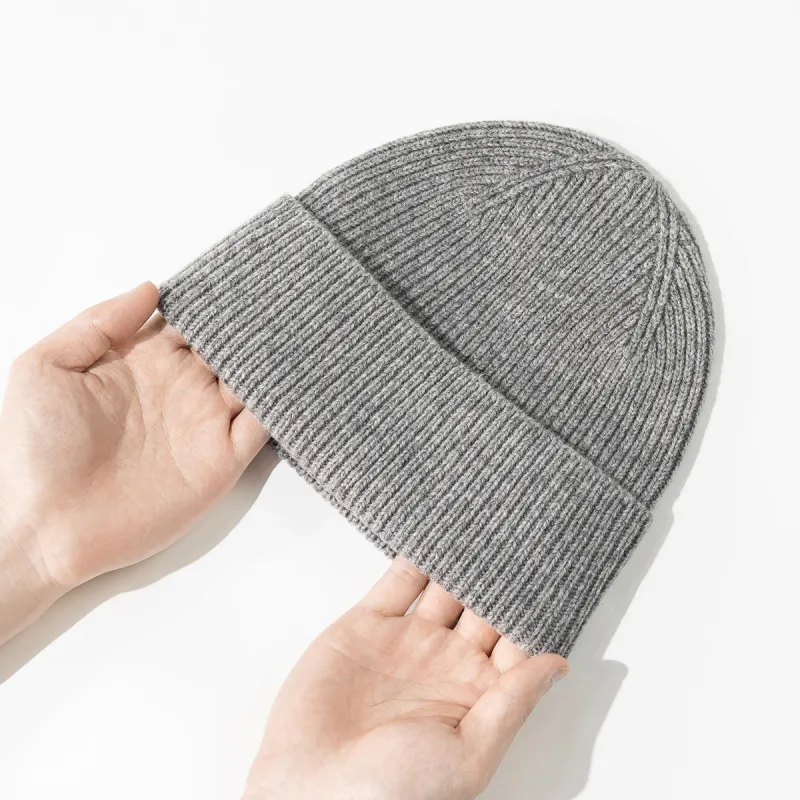 Shanghai Story Sheep Wool Beanies Unisex Black-14