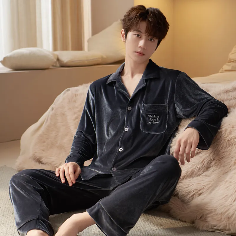 Shanghai Story Pajama Set Men's 2 Piece Set-11