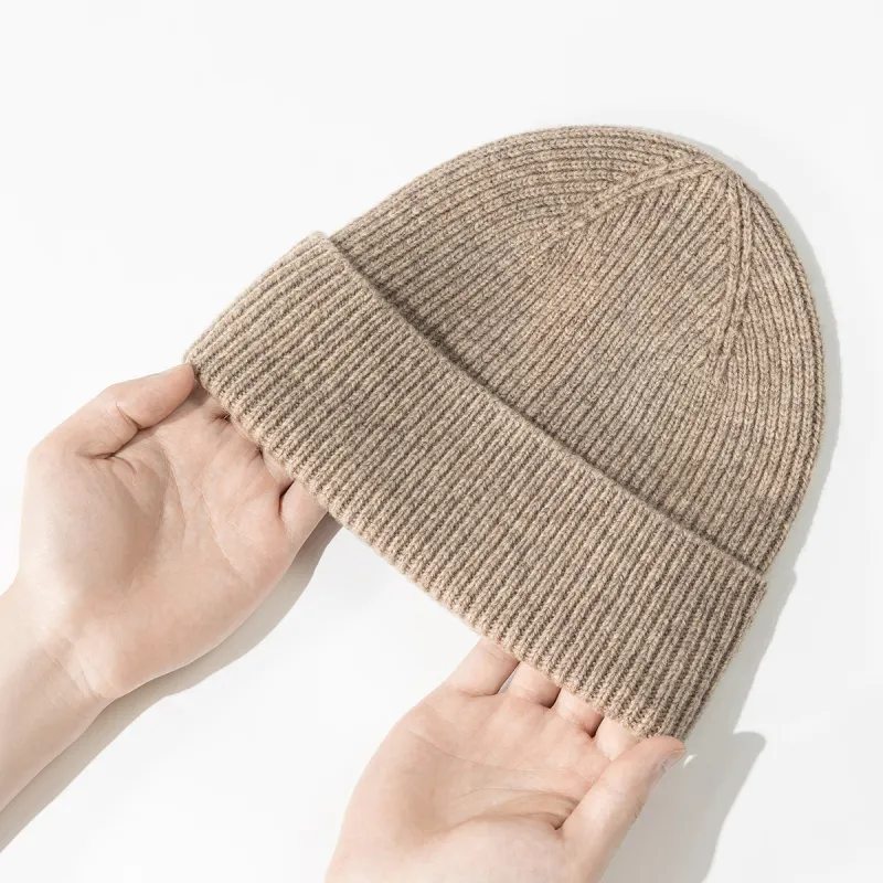 Shanghai Story Sheep Wool Beanies Unisex Black-18