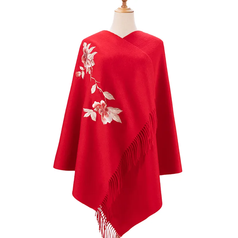 Shanghai Story Sheep Wool Knit Scarves Women's-7