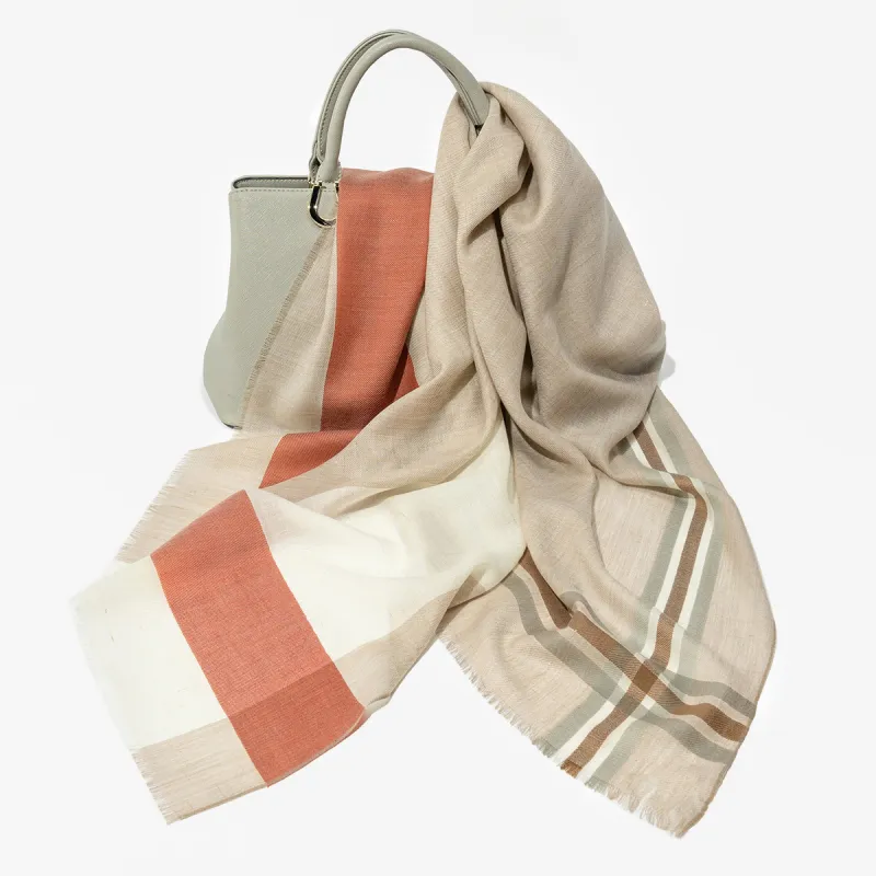Shanghai Story 100% Sheep Wool Knit Scarves Women's Multiple Colors-9