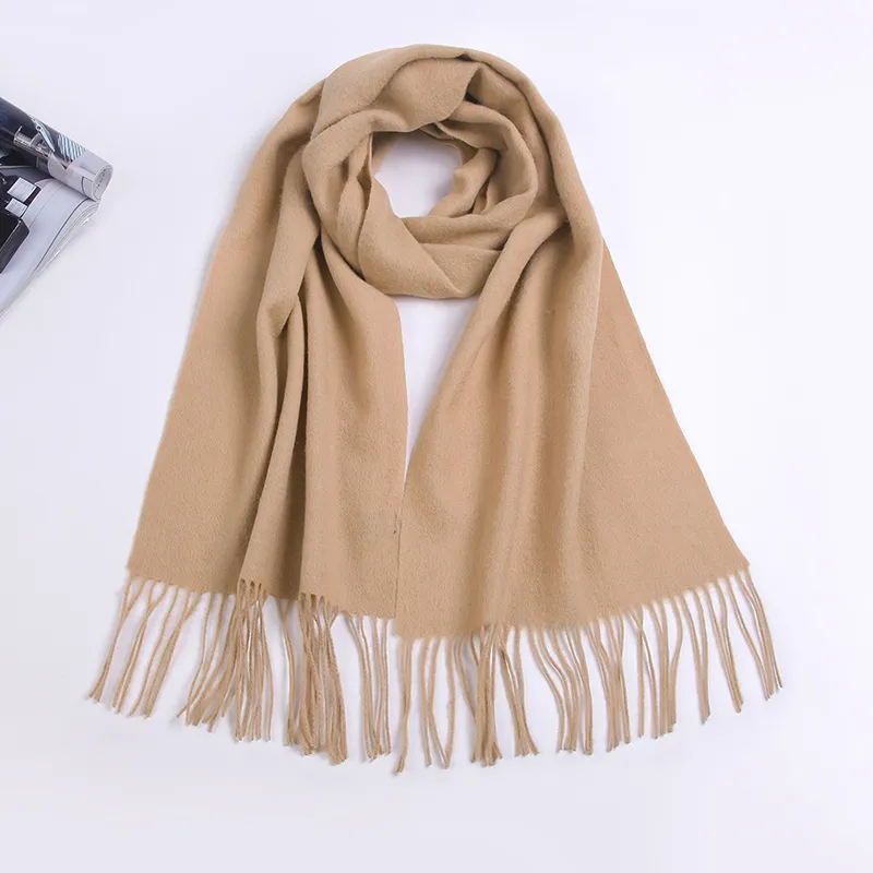 Shanghai Story Sheep Wool Knit Scarves Unisex-13
